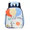 Nova Mochila Infantil Elefantinho Fofo Jardim de Infância Bolsa de Costas Dupla Leve Redução de Carga Grande Capacidade Bolsa Desenho Animado Atacado Transfronteiriço