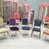 Cadeira de conferência para banquete de hotel, cadeira para casamento, coroa, cadeira geral para eventos, celebração, casamento ao ar livre, cadeira para banquete rural
