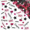 Confeti de Gorro de Graduación de Doble Cara 2026 Más Vendido para Decoraciones de Fiesta, Confeti Colorido para Esparcir en Mesas
