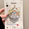 Bebé Llorando Caballo de Dibujos Animados Pastel de Arándanos Adecuado para Soporte Magnético Magsafe con Fuerte Adsorción y Airbag Retráctil de Escritorio