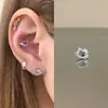 Tierra de Diversión Infantil~Anillos Únicos y Hermosos de Hueso de Oreja de Gato Kt, Anillos de Herradura, Pendientes de Acero de Titanio Que Se Pueden Usar Mientras Se Duerme