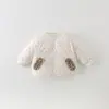 Nueva chaqueta de plumón para bebé, prenda exterior ligera y cálida, forro de plumón de pato blanco, ropa de invierno para niños, tops para niños y niñas