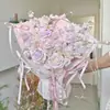 Papel con textura de patrón de piedra ramo de flores de papel papel de regalo para ramo de flores frescas papel crepé para flores frescas arte floral hecho a mano regalo material DIY sensación de celebridad de internet