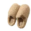 Pantuflas de algodón para mujer, antideslizantes, cálidas, de suela gruesa, nuevo modelo 2026 para otoño e invierno, pantuflas de felpa de algodón para interior del hogar, de suela suave