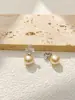 Brincos de Flor de Zircônia e Pérola Novos de Primavera Versáteis Brincos de Alta Qualidade Acessórios Versáteis Estilo Simples Feminino