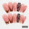 24 PIEZAS Colección de Arte para Uñas Bestseller Transfronterizo Navidad Halloween Flor Uñas Portátiles Ojo de Gato Halloween Piezas de Uñas Portátiles