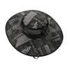 Sombrero de Hombre de Ala Ancha de 15 cm Anti-ultravioleta para Montañismo, Viajes, Actividades al Aire Libre, Pesca, Sombrero de Pescador, Sombrero con Cobertura Facial Completa