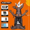 Modelos Infláveis Personalizados de Halloween: Ceifador, Pterodátilo, Polvo, Fantasma Branco, Fantasma, Lápide, Aranha, Insufláveis do Festival dos Fantasmas Podem Ser Personalizados