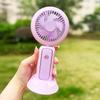 Mini Ventilador Portátil de Mano Pequeño Transfronterizo Ventilador USB de Escritorio con Carga de Escritorio Ventilador Eléctrico Plegable de Escritorio con Luz