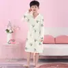 Pijama Infantil, Primavera e Outono, Manga Longa, Fino, Desenho Animado, Roupa de Casa, Roupas para Ar Condicionado de Verão, Conjunto de Pijama Fino para Crianças Maiores