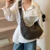 Bolsa de Hombro Cruzada de Mezclilla de Gran Capacidad Estilo Literario Perezoso Popular Nueva Moda de Verano Transfronteriza