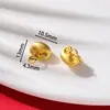 Pingente de Ouro de Ano Novo Charme Paz Alegria Saco da Sorte Pingente de Lingote Artesanal DIY Pingente para Pulseira Acessório de Contas