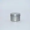 Pote de Vela Clássico de Lata Spot 4 oz Pote de Vela de Aromaterapia Pote de Folha de Flandres Acompanhante Pote para Embalagem de Alimentos Pote Redondo