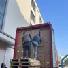 Soporte de Micrófono Transfronterizo, Soporte para Transmisión en Vivo, Metal, Soporte Plateado y Negro