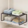 Divisórias em Camadas para Guarda-Roupa, Divisórias de Armário, Prateleiras Organizadoras Retráteis, Prateleiras de Armazenamento para Quarto, Artefatos de Armazenamento com Divisórias