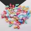 Pez Manchado Lindo de Dibujos Animados Pez Tropical Acrílico Cuentas Sueltas diy Cadena de Teléfono Hecha a Mano Auto-hecha Material para Ensartar Accesorios