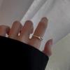 S925 anel de prata moda feminina design personalizado nicho anel simples de alta qualidade anel de dedo indicador lubert lágrima jóias