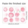 Novo FX-F276 Rosa branco aquarela ponto quarto guarda-roupa geladeira entrada DIY Home Wall adesivo de parede decorativa