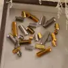 Accesorios para Joyería Hebilla Brillante Dorada de Acero Inoxidable, Pinza para Extremo de Cuerda, Hebilla de Cola, Clip de Acero para Fijar Accesorios de Joyería DIY