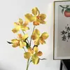 5 Orquídeas Phalaenopsis Artificiales para Arreglos Florales de Boda, Orquídeas Mariposa Falsas, Flores Artificiales Phalaenopsis