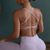 Suministro Transfronterizo Europa y Estados Unidos sujetador de yoga de espalda secado rápido transpirable sujetador deportivo espalda cruzada sexy