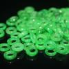 Transmisión en Vivo Popular Estilo Antiguo Cuentas de Corte Dinastía Qing, Accesorio de Dieciocho Cuentas, Anillo de Tirar de Jade Verde Seco, Anillo Redondo 8mm 10mm