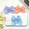 Tela de color sólido macaron moño de cola de golondrina hecho a mano DIY accesorios para el cabello ropa zapatos sombreros bolsos accesorios de decoración para mascotas