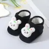Zapatos de Invierno para Bebé Unisex de 0-12 Meses con Forro de Terciopelo, Zapatos Pre-Caminantes con Velcro Transfronterizo, Suela Suave, Zapatos Cálidos para Bebé Recién Nacido