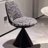 Taburete Giratorio de Maquillaje Estilo Italiano Silla Diseñador Robbie Silla para Tocador de Dormitorio Silla de Maquillaje Taburete de Tocador para el Hogar de Lujo Ligero