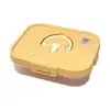 Lonchera Portátil para Trabajadores de Oficina, Lonchera Compartimentada Apta para Microondas, Recipiente Crujiente Multiusos de Grado Alimenticio, Lonchera Portátil