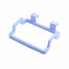 Estante de almacenamiento colgante para armario sin perforaciones, estante de plástico para basura, parte trasera de armario, soporte portátil para bolsas de basura, toallero