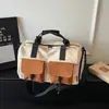Bolsa de viaje grande de capacidad para viajes de negocios cortos con compartimento independiente para zapatos, bolsa de almacenamiento casual para el día a día, separación de húmedo y seco, bolsa para deportes y fitness