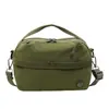 Bolsa de Peito com Múltiplos Bolsos Casual Tendência Versátil Bolsa de Ombro Único Transversal Unissex Bolsa Pequena Simples Leve Bolsa Tendência