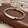 Xiangxu pulsera lisa simple tejida a mano ancho de cadena 5m Joker joyería clásica regalo para novio outlet de fábrica