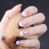 Tiras para Uñas Estilo Francés, Arte de Uñas Europeo y Americano, Pegatinas para Uñas Postizas, Uñas Francesas de Cobertura Total a la Moda, Uñas Brillantes Portátiles