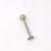 Bolas de barro Flash anillo de labio uña de labio anillo S clavo de hueso de oreja anillo de herradura Shambhala bola de diamante decoración de labio fábrica directa perforación