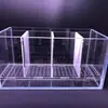 Tanque de Cría de Aislamiento de Múltiples Compartimentos de Escritorio de Acrílico para Bettas, Filtración, Paisajismo, Acuario Ecológico y Otros