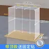 Cubierta de Puesto a Prueba de Viento de Tres Lados con Techo, 36 Cubiertas Transparentes de Plástico, Cerramiento de Escritorio, Película para Exteriores, Cubierta a Prueba de Polvo para Carrito de Comida