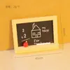 Escena de comida y juego en miniatura para casa de muñecas, accesorios para casa de muñecas, modelo de micropaisaje, decoración, juguete, mini pizarra