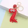 Llavero de Dinosaurio de Dibujos Animados Colgante para Bolso de Piel PU Llavero de Campana de Cuero Personalizado Llavero de Coche Colgantes de Regalo