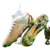 Zapatos de fútbol de caña alta para talla grande, transfronterizos, para el Mundial, para niños y niñas, con tacos y púas largas, para entrenamiento de adultos en césped artificial