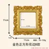 Moldura para Pintura a Óleo Decorativa de Mesa Estilo Europeu Retrô Resina Textura de Alta Qualidade Moldura para Foto de Mesa Montada na Parede Ímã de Geladeira Estéreo 3D Transfronteiriço