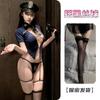Ropa interior sexy nítida de noche cos sexy papel de policía traje de pasión coqueto hueco 231