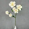 Flor borboleta artificial de 7 cabeças decoração de casa flor artificial adereços para buquê de fotografia de casamento acessórios para arranjo de flores flores feitas à mão