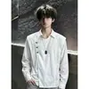 Camisa Polo de Manga Corta para Hombre Verano 2025 Seda de Hielo Secado Rápido Cuello Camisero Camiseta Deportiva 11224203280 Blanco Negro