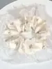 Elástico de Cabelo Scrunchie Listrado com Renda Estilo Coreano para Mulheres, Acessório de Cabelo Suave e Elegante, Elástico de Cabelo Scrunchie Estilo Coreano