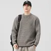 Ropa para Hombre Casa de Arce / Suéter de Punto Pulóver de Cuello Redondo Nuevo Otoño/Invierno Suéter Cardigan Retro Japonés para Hombre Pareja