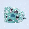 Entrega transfronteriza de gorros quirúrgicos de algodón puro para salones de belleza, gorros universales sin visera, gorros con cola de cúpula, turbantes médicos y pañuelos para la cabeza