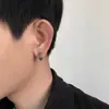 Brincos de Rosa Transfronteiriços para Homens, Brincos da Moda com Design de Nicho Retrô para Mulheres, Simples e Estilosos, Acessórios Versáteis