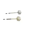 Pin para Flequillo Lateral con Circonitas Estilo Coreano y Japonés, Accesorio para el Cabello Fresco y Dulce, Pasador de Gama Alta y Exquisito